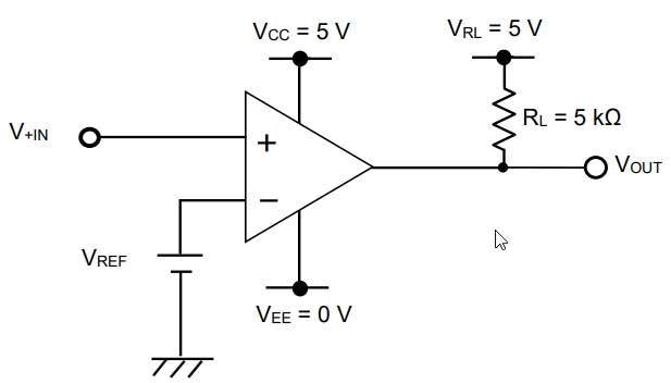 Applikations-Schaltungsdiagramm - ROHM Semiconductor LM8391G-LB Masseerkennungskomparator